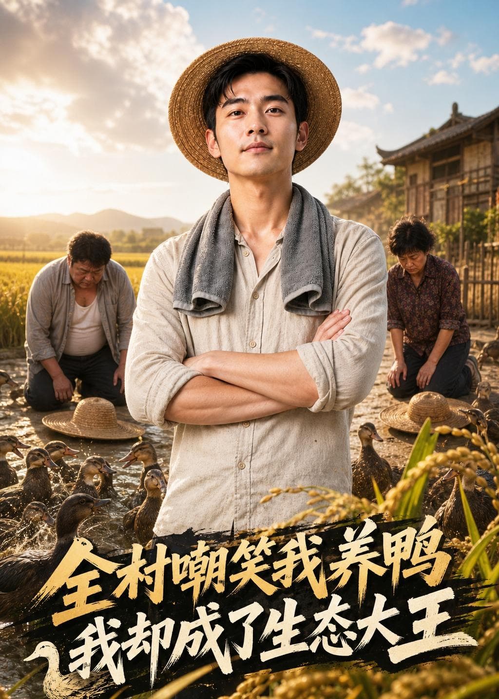 全村嘲笑我养鸭，我却成了生态大王海报