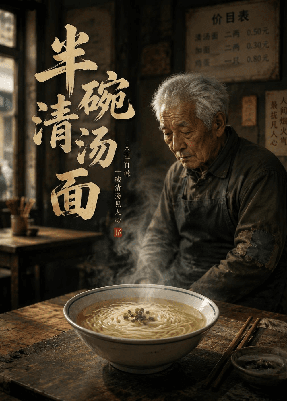 半碗清汤面海报